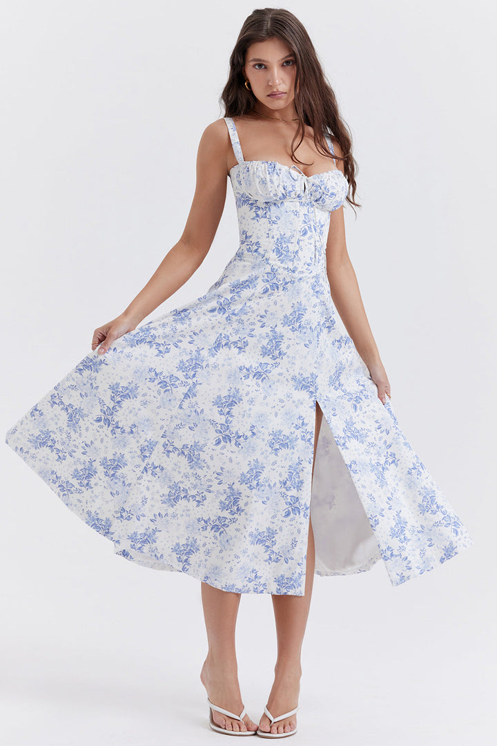Solveig | Bustier-Midikleid mit Herzausschnitt