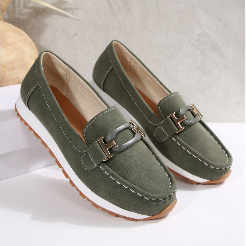 Emelia | Slip-On Wedge Loafers