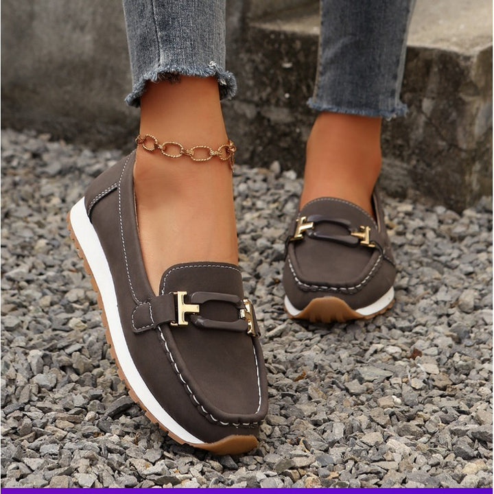 Emelia | Slip-On Wedge Loafers