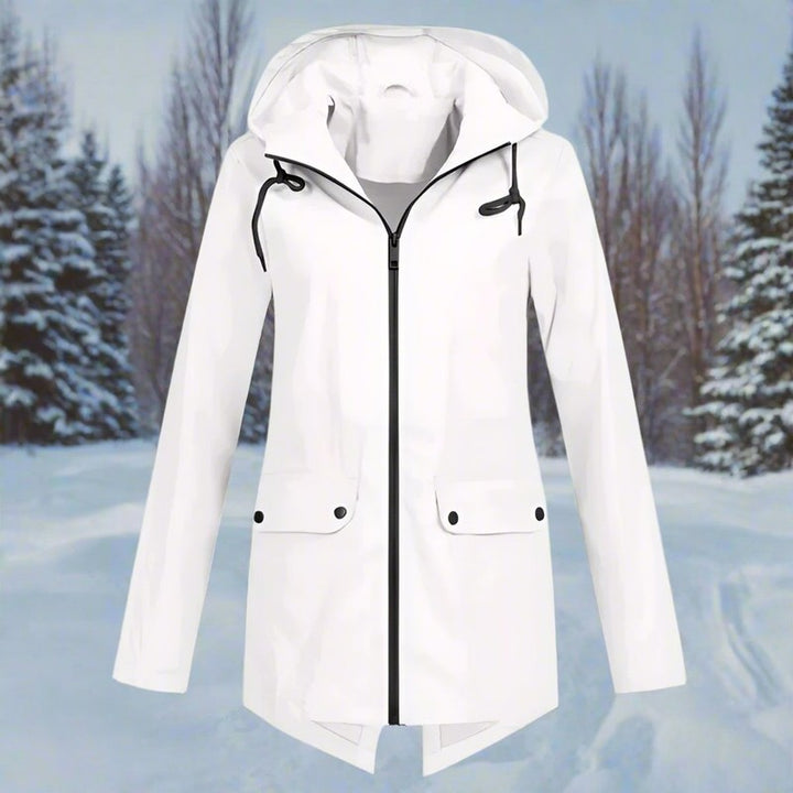 Lorraine | Women's Longline Hooded Rain Jacket
