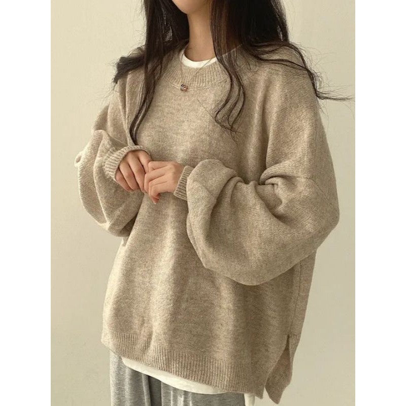 Vida | Oversized Crew Neck Sweater