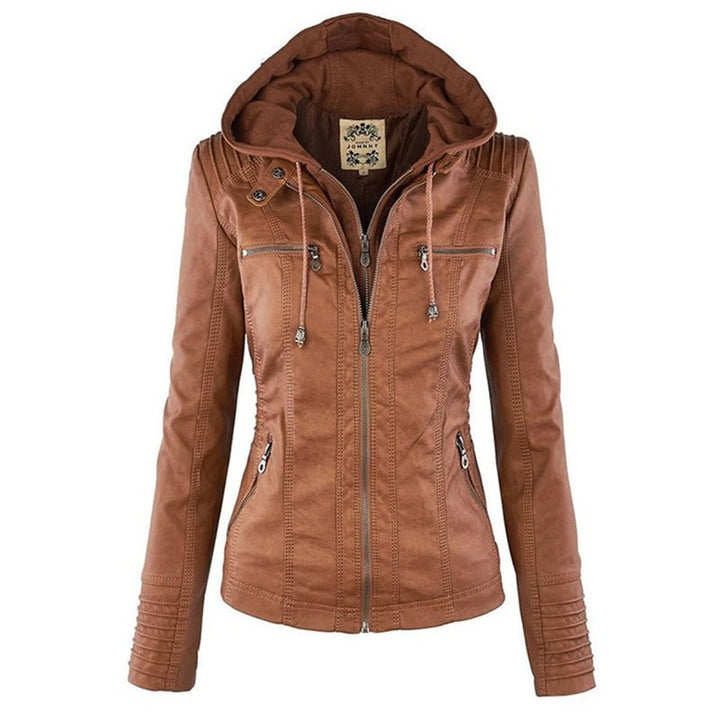 Lucinda | Tailored Hooded Moto Jacket