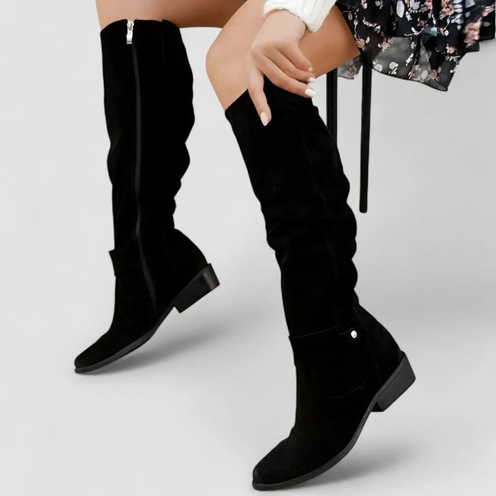 Women Knee-high Western-style Boots
