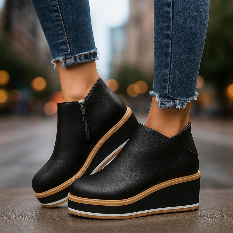 Coralie | Platform Ankle Boot