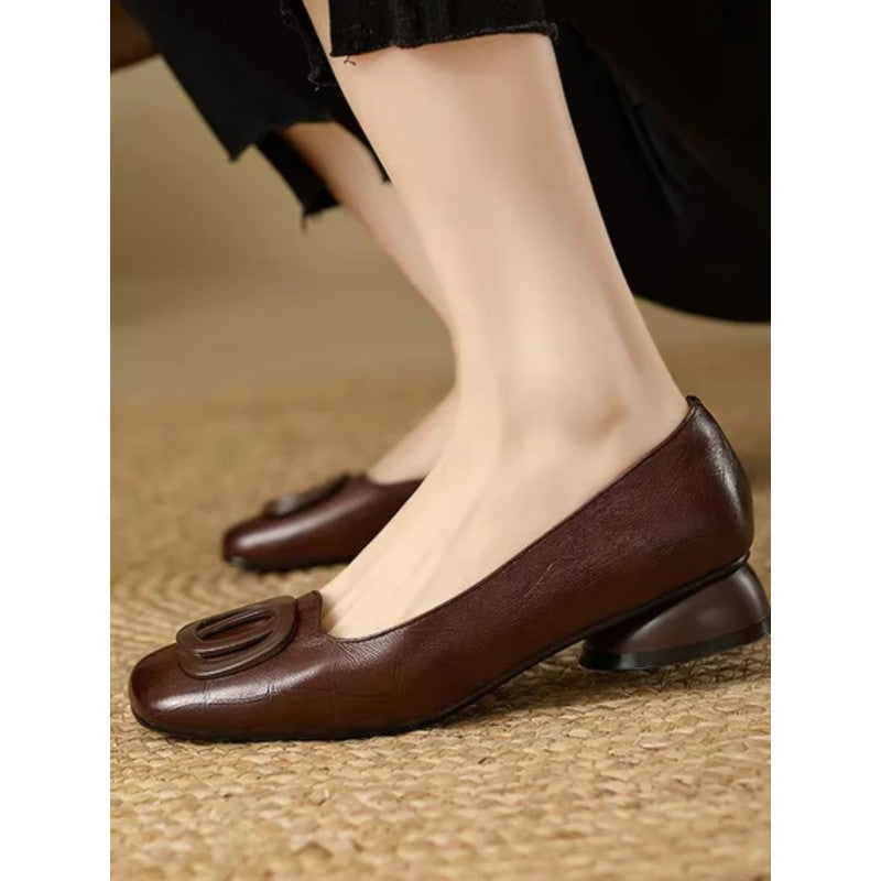 Amelia | Square-Toe Ballet Flats