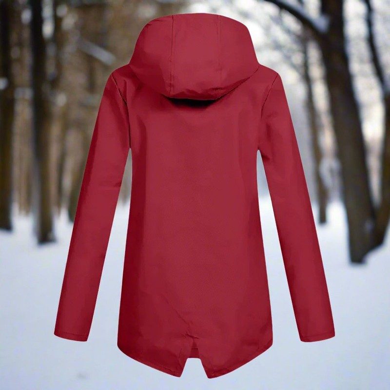 Lorraine | Women's Longline Hooded Rain Jacket