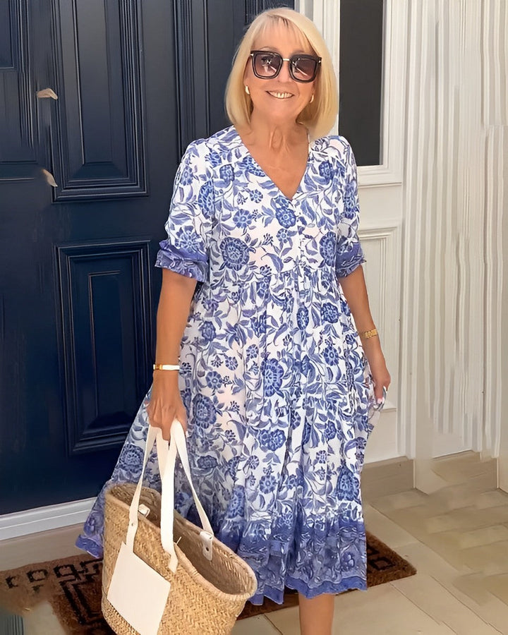 Dorothy | Tiered Floral Maxi Dress