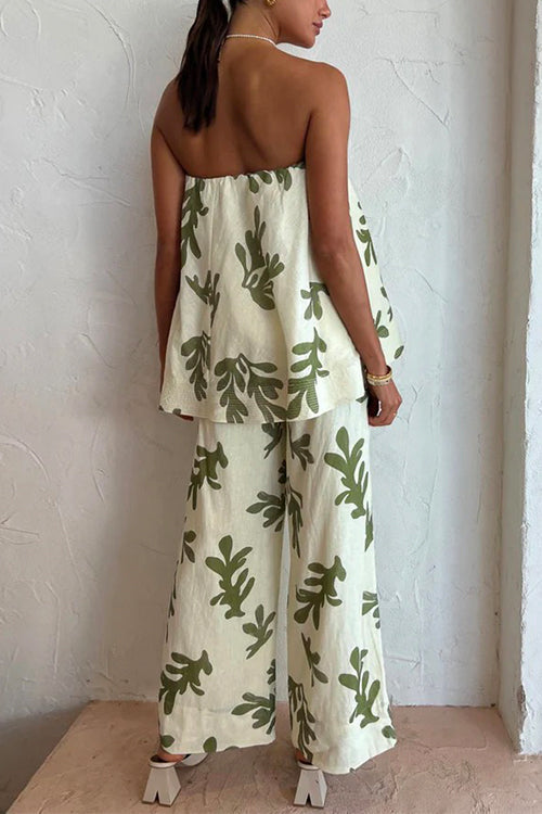 Callaway | Ensemble pour femme avec top bandeau imprimé et pantalon large