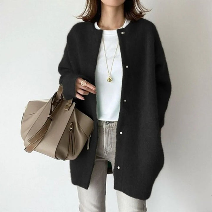 Diana | Button-Front Longline Cardigan