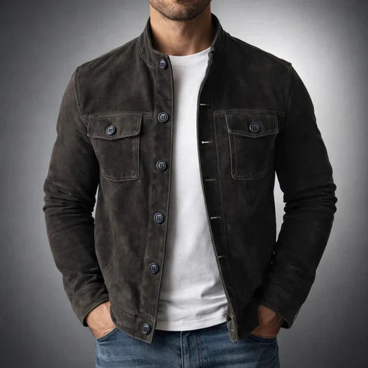 Men Jacket | Structured Military-Style