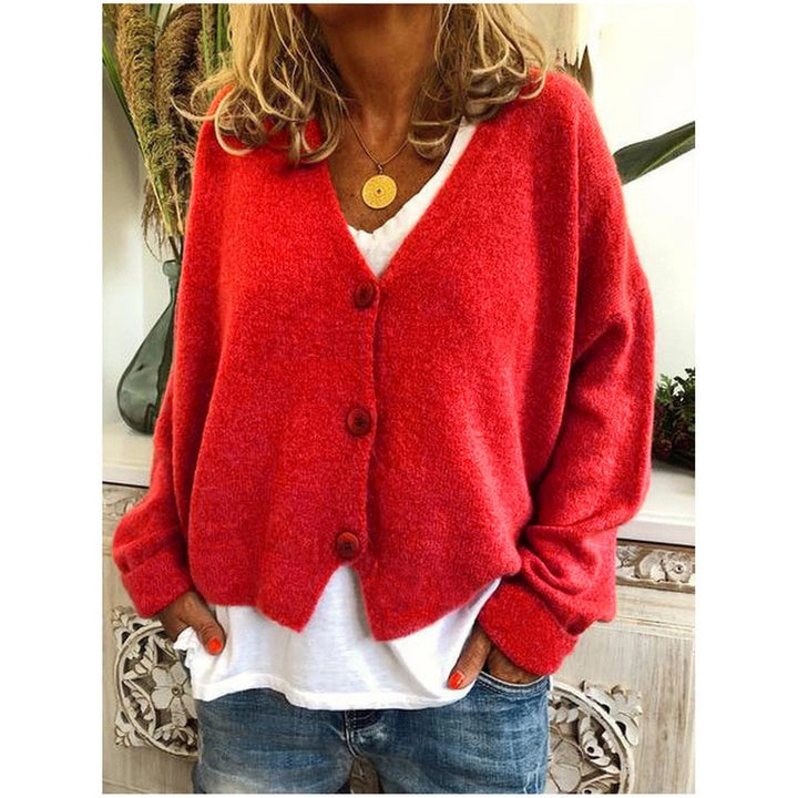 Amelia | V-Neck Oversized Cardigan