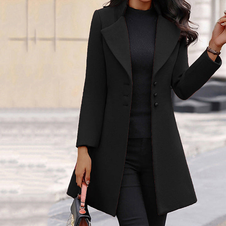 Chloe | Classico cappotto invernale aderente da donna