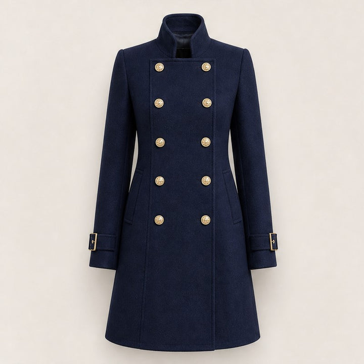 Eleanor | Double-Breasted Knee-Length Coat