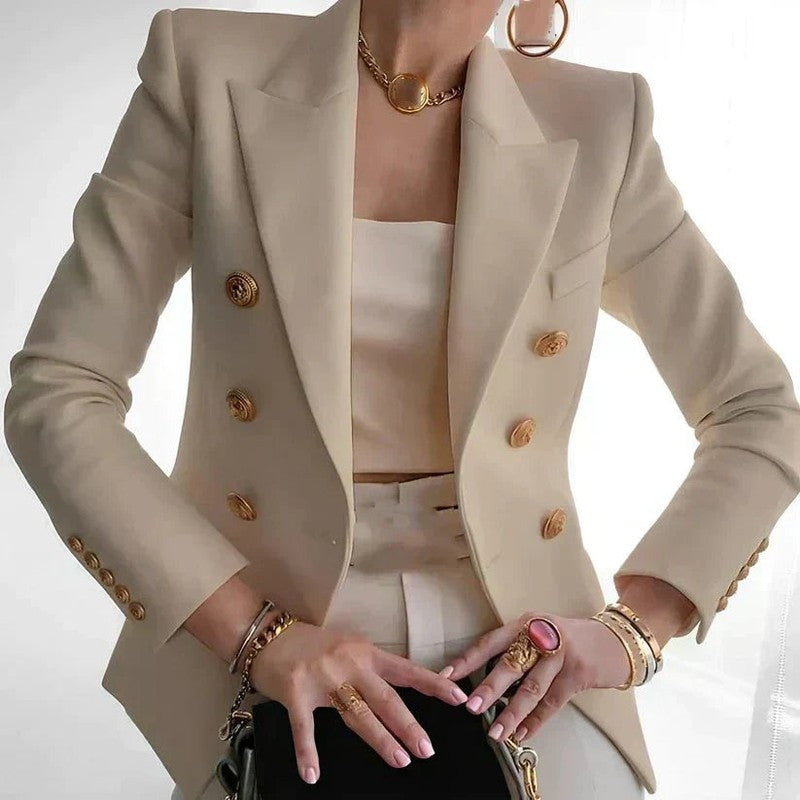 Audrey | Double-Breasted Structured Blazer
