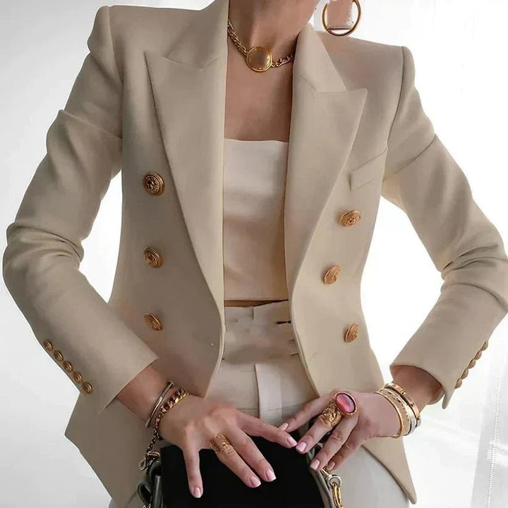 Audrey | Double-Breasted Structured Blazer
