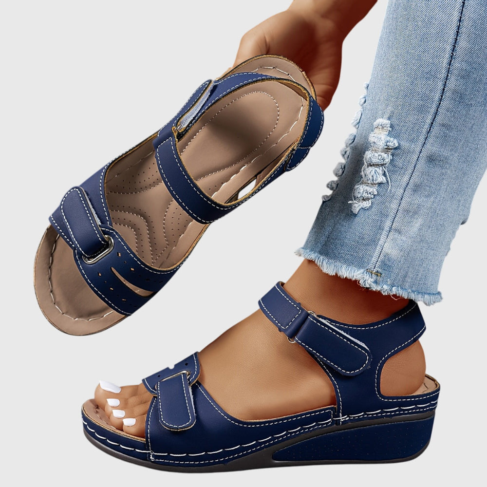 Crystal | Bequeme flache Sandalen