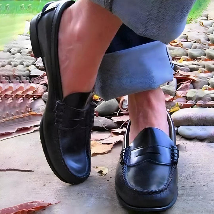Avery | Vintage instaploafers voor dames