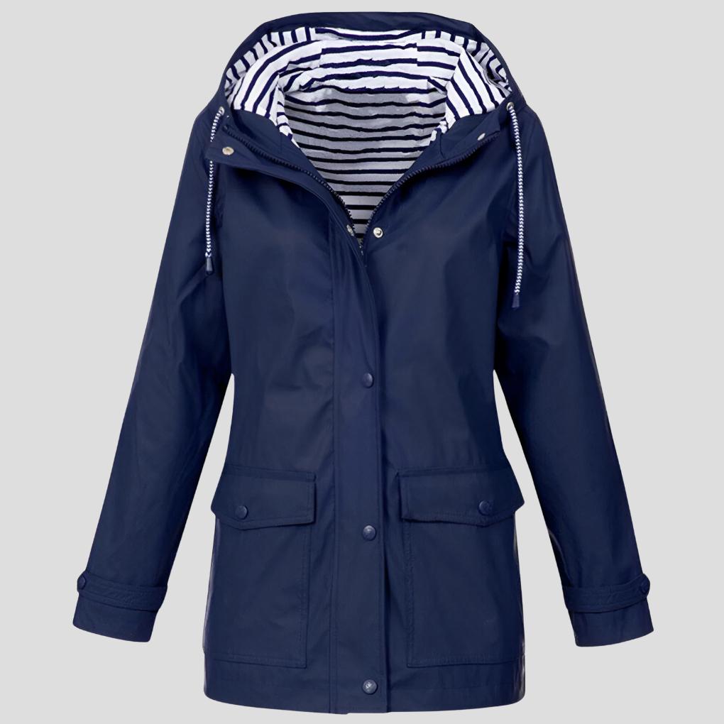 Olivia | Wasser- und windabweisende Jacke mit Kapuze für Damen