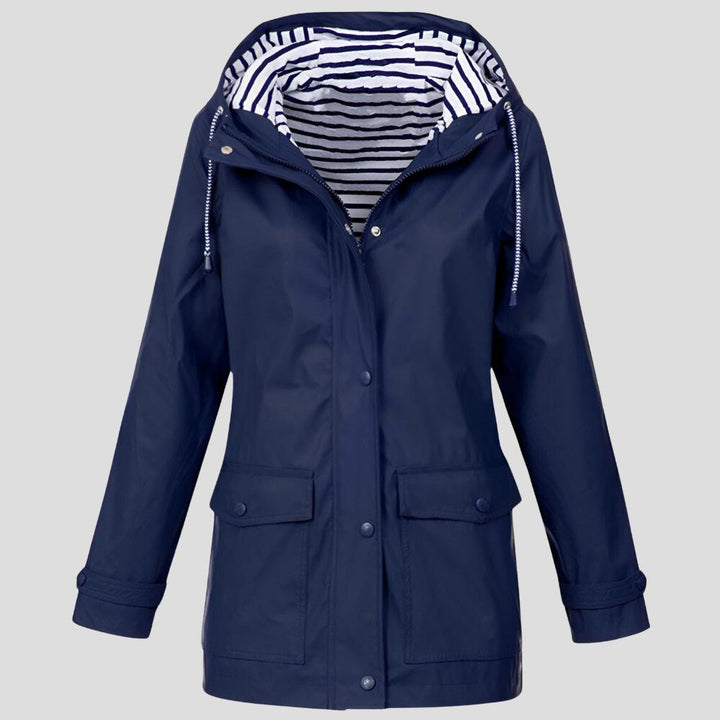 Olivia | Wasser- und windabweisende Jacke mit Kapuze für Damen
