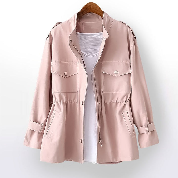 Aurélie | Trench-coat à cordon de serrage et ceinture