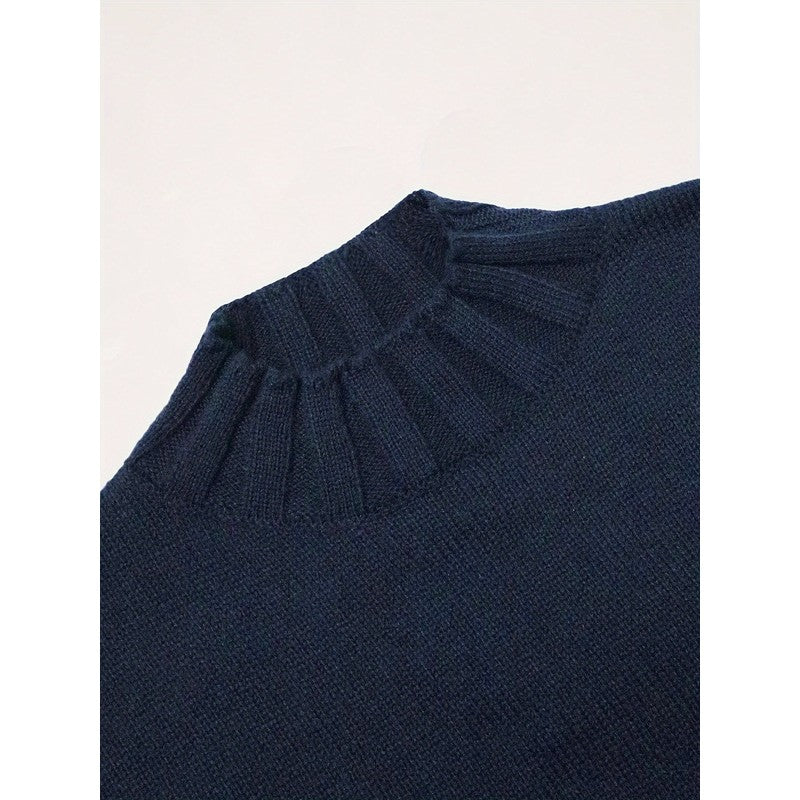 Thea | Vintage Jacquard Geometric Pullover