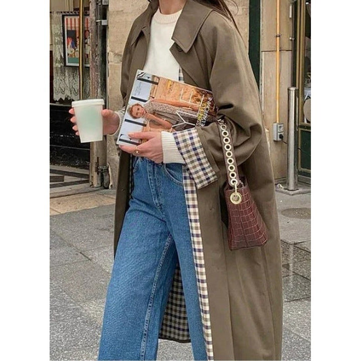 Lucia | Oversized Long Trench Coat