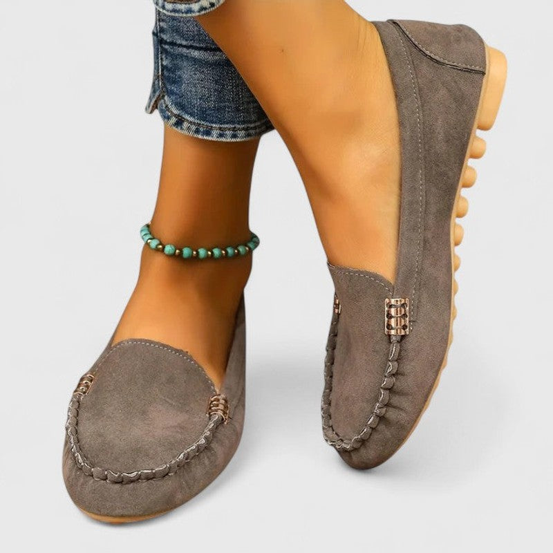 Karlene | Women's Moccasin-Stitch Slip-On Loafers