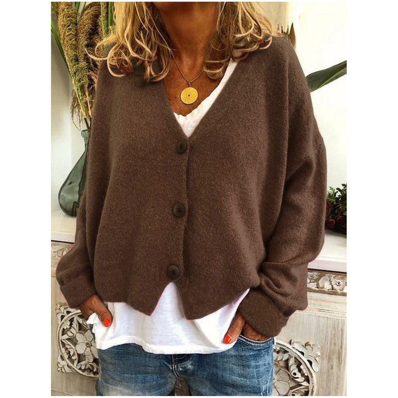 Amelia | V-Neck Oversized Cardigan