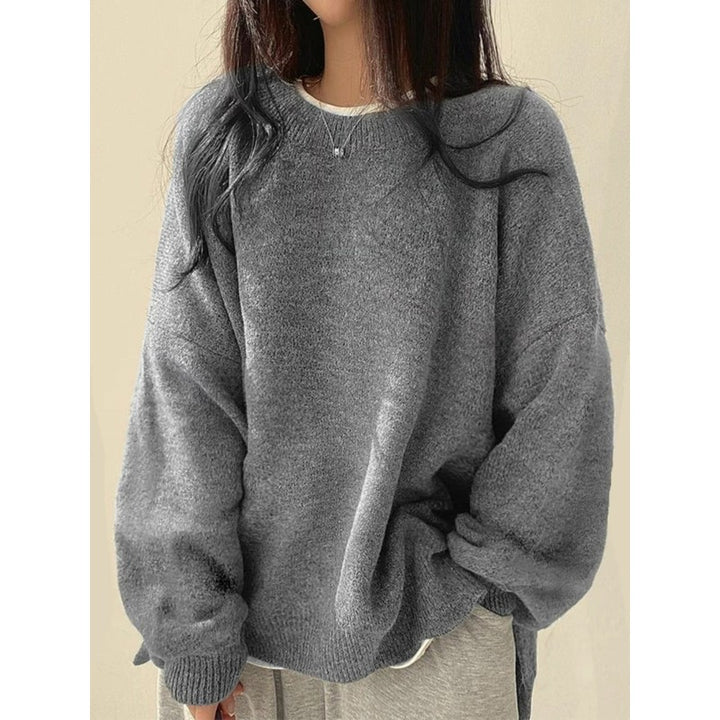 Vida | Oversized Crew Neck Sweater