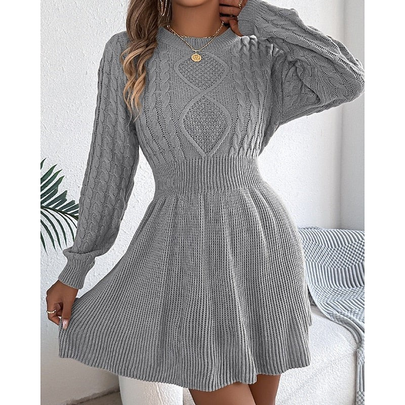 Whitney | Women's Fit and Flare Mini Dress