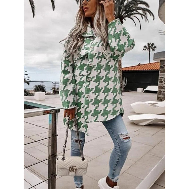 Clara | Notch Lapel Long-Sleeve Jacket