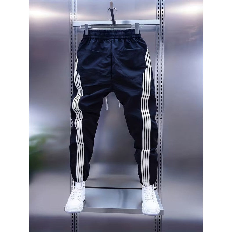 Μάρκους | Ριγέ παντελόνι jogger με πάνελ