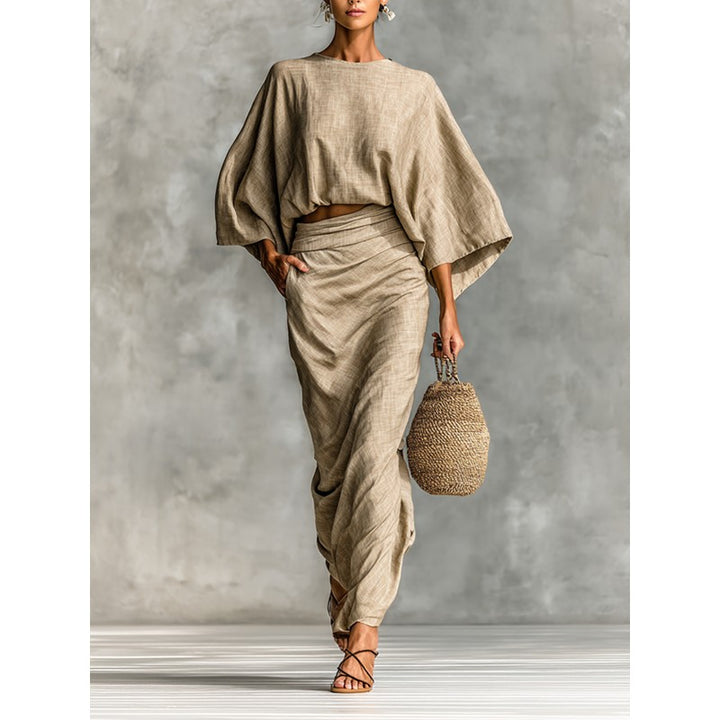 Paula | Relaxed Batwing Sleeve Two-Piece Set