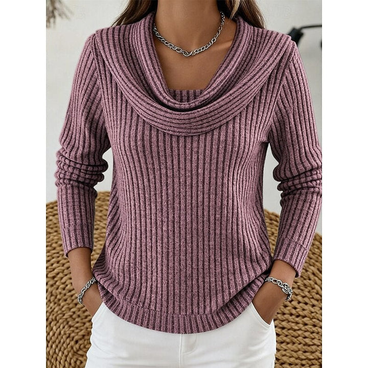 Women's Isadora | Draped Ribbed Knit Top