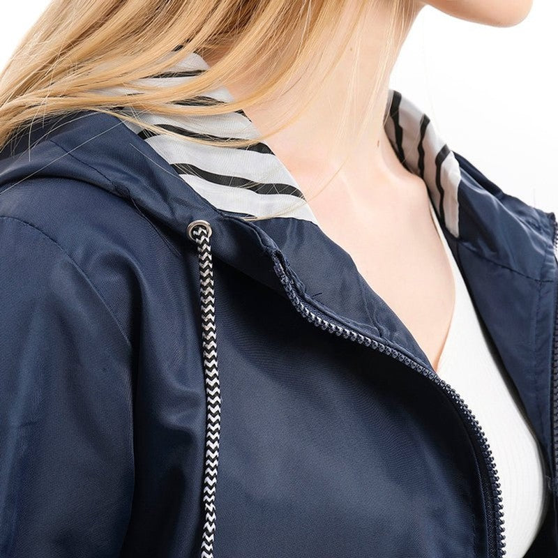 Women Coat | Margaret Hooded Drawstring Silhouette
