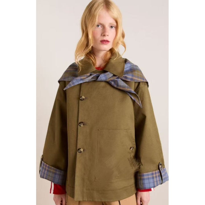 Lorna | Oversized Button-Front Utility Coat