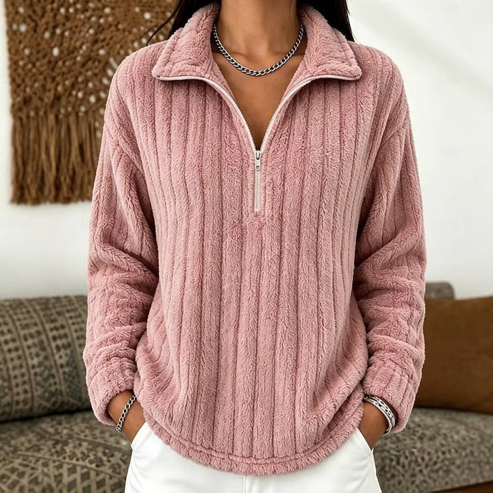 Juliette | Quarter-Zip Collared Sweater