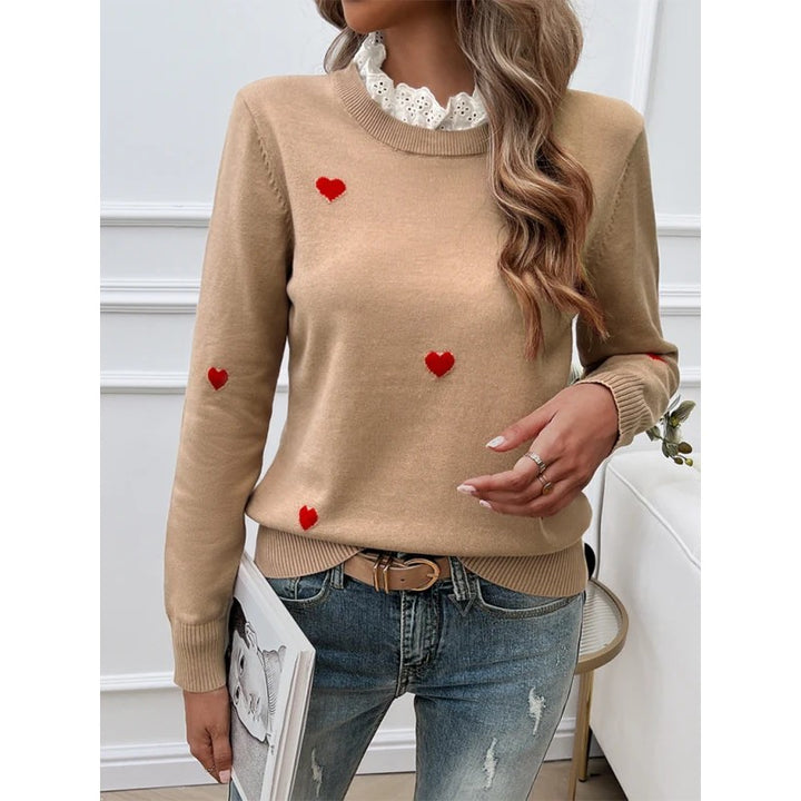 Eleanor | Ribbed Crew Neck Knit Jumper