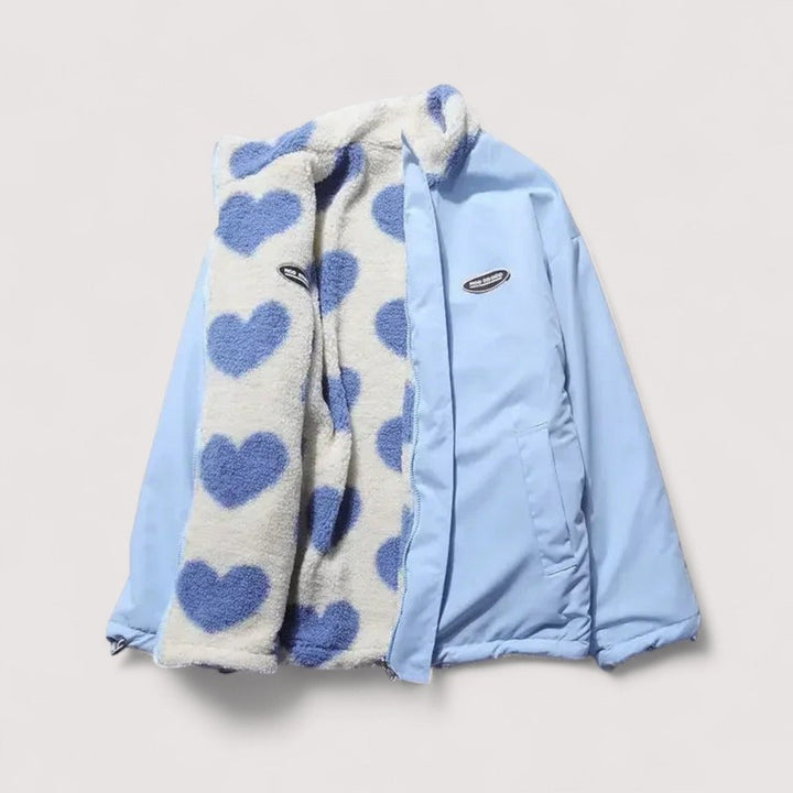 Sommerfeld | Reversible Heart-Pattern Jacket