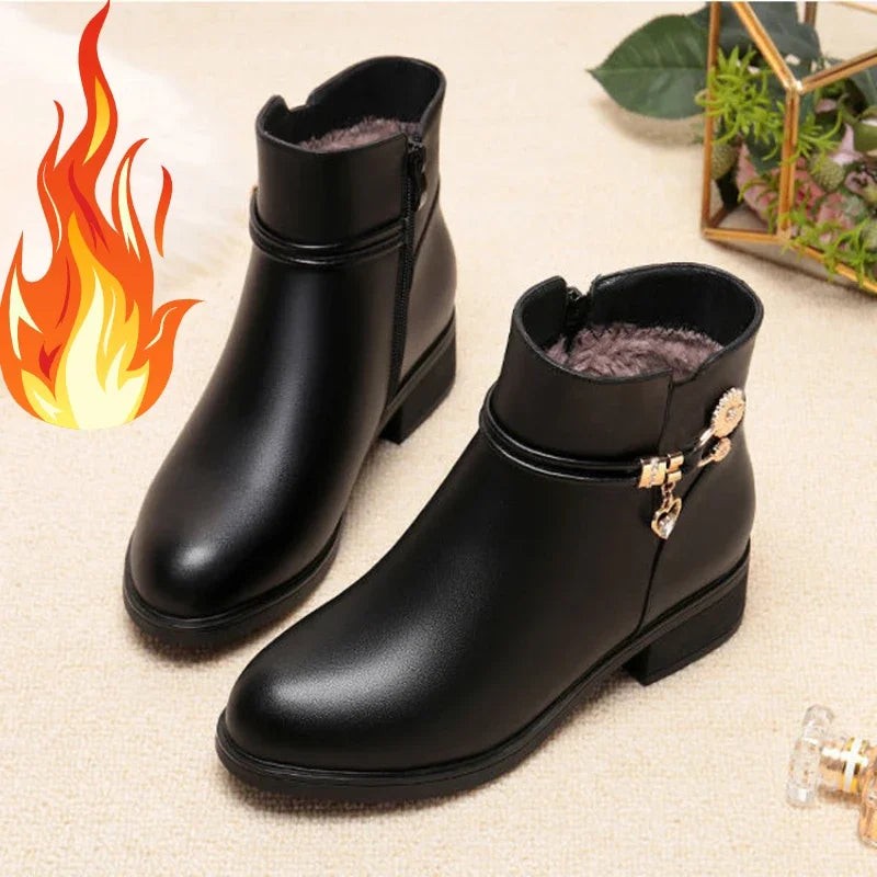 Constance | Wide-Toe Low-Heel Ankle Boots