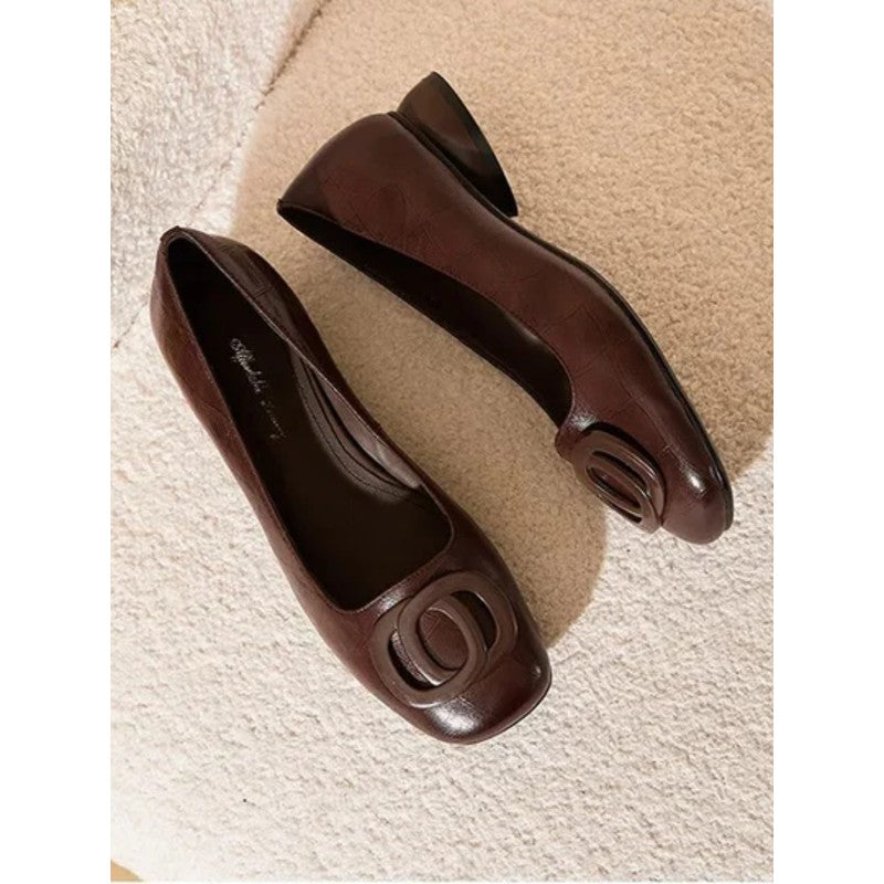 Amelia | Square-Toe Ballet Flats