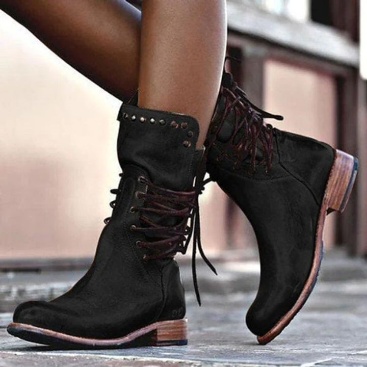 Women Mara | Studded Mid-Calf -Up Boots