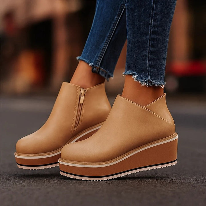 Coralie | Platform Ankle Boot