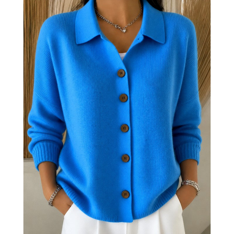Eleanor | Button Collar Cardigan