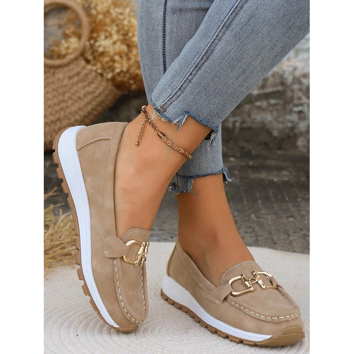 Elena | Buckle-Accent Slip-On Loafers