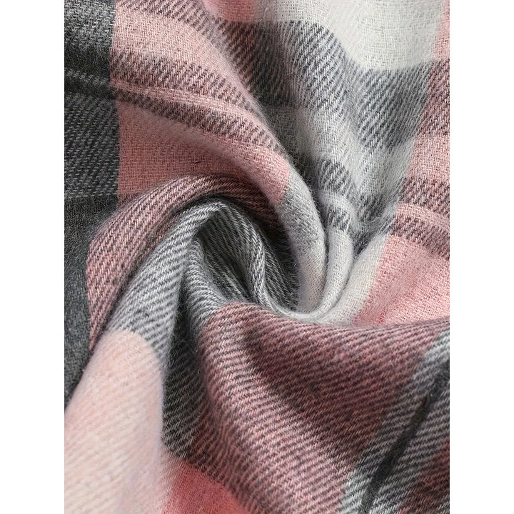 Juliette | Oversized Plaid Long-Sleeve Shirt