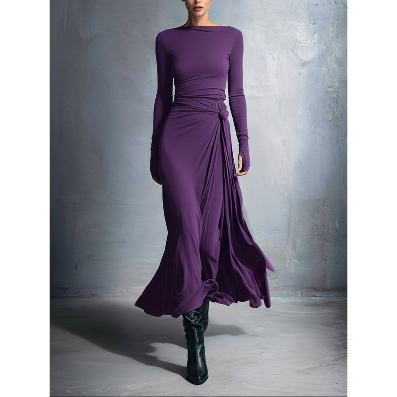 Naiara | Wrap Knot Maxi Dress