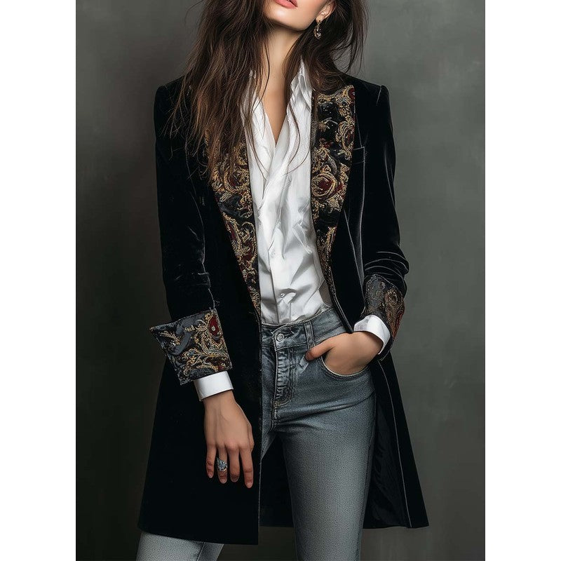 Beatrice | Slim Fit Baroque-Lapel Blazer