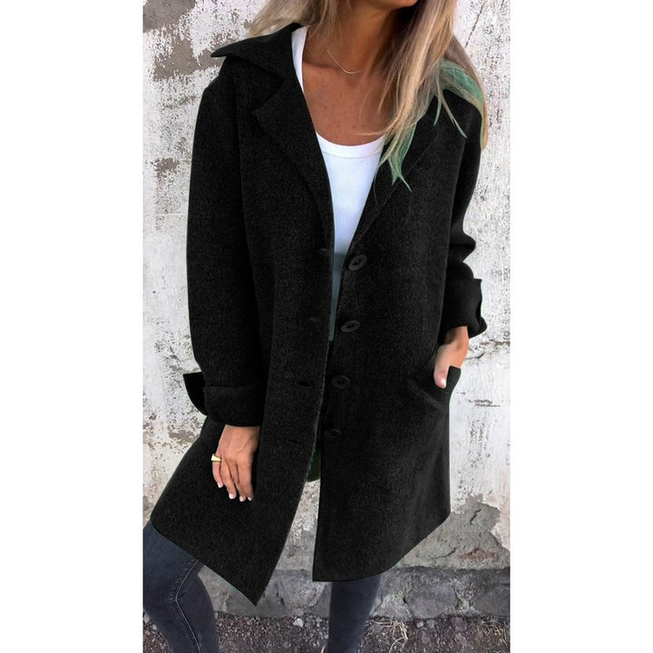 Women's Longline Lapel Coat