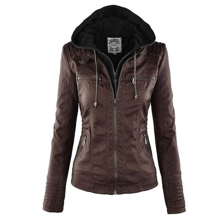 Lucinda | Tailored Hooded Moto Jacket